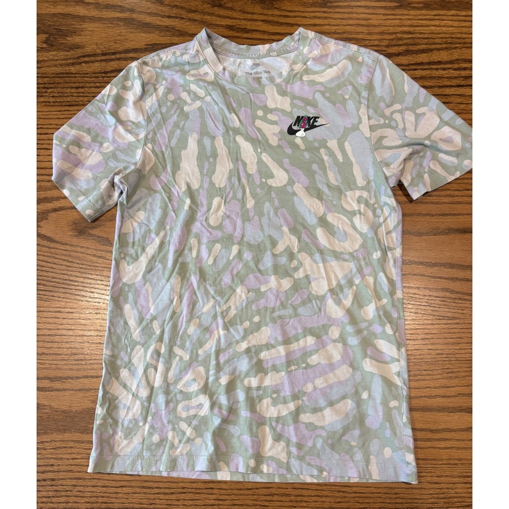Nike Sports Are A Trip Graphic Tee Tie Dye Caterpillar T-Shirt Small
